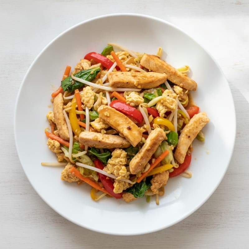 Chicken and Egg White Stir-Fry