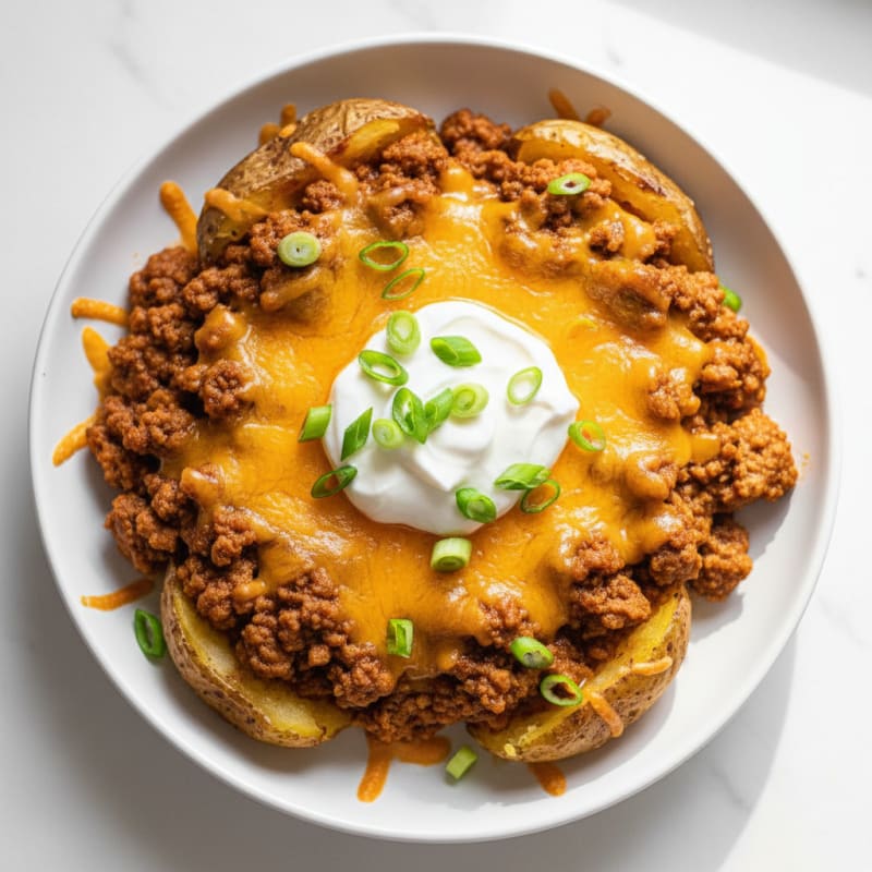 Crispy Chili Cheese Potato Skins