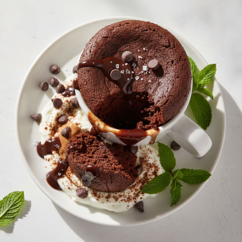 Decadent Chocolate Protein Mug Cake