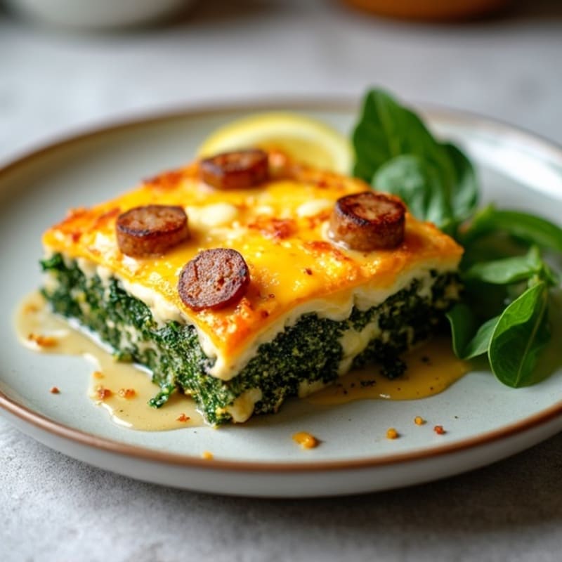 Savory Sausage and Kale Breakfast Casserole