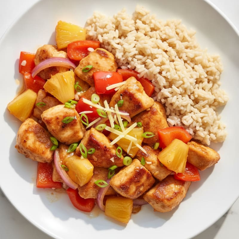 Sweet and Sour Chicken with Pineapple