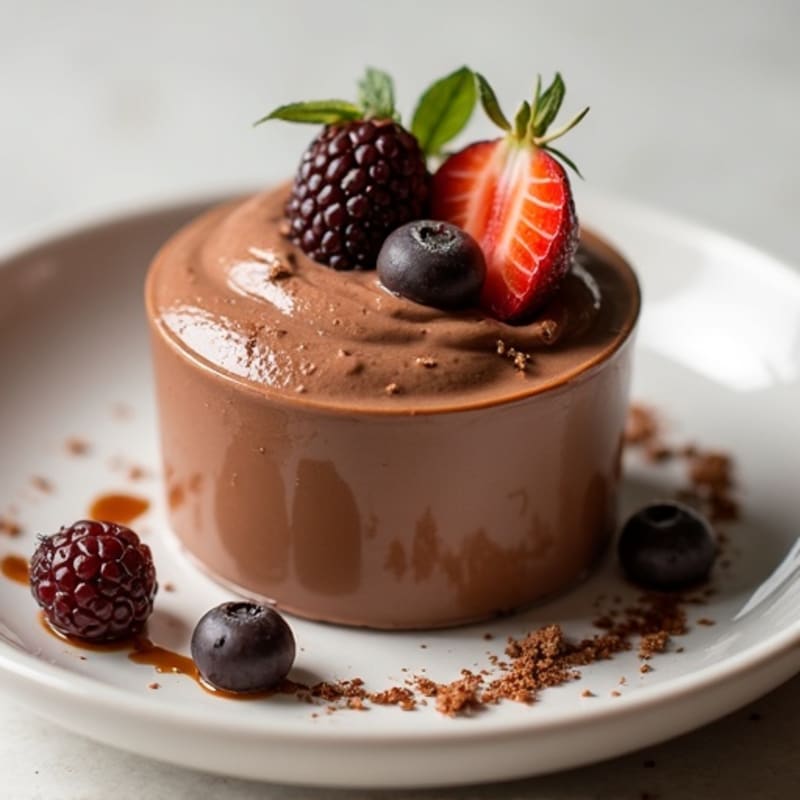 Silky Chocolate Protein Pudding