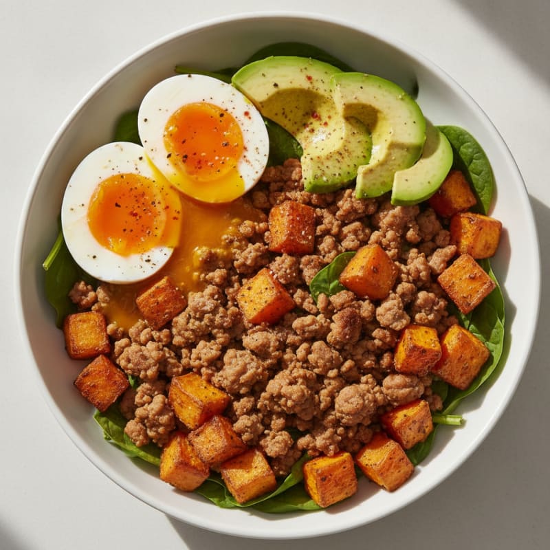 Savory Breakfast Protein Bowl