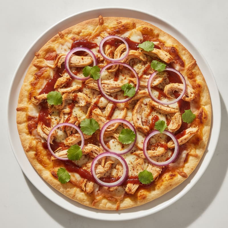 High-Protein BBQ Chicken Pizza