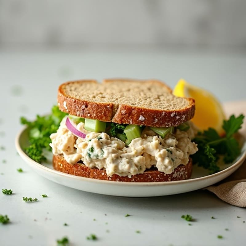 Creamy Herb Chicken Salad Sandwich