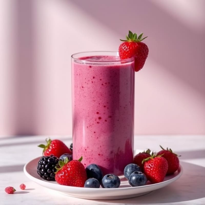 Triple Berry Protein Power Smoothie