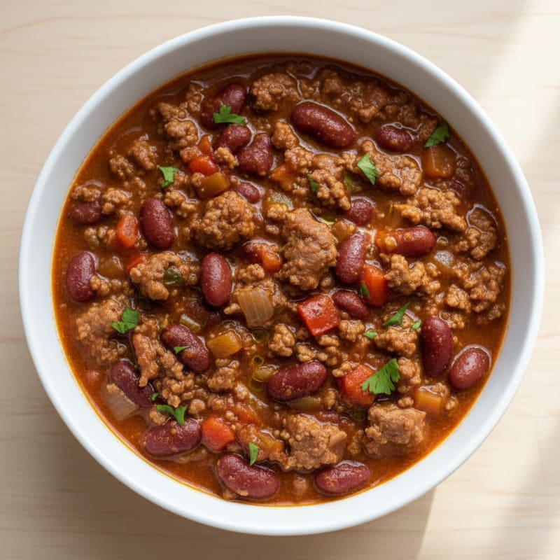 Tender Smoky Beef Chili with Beans