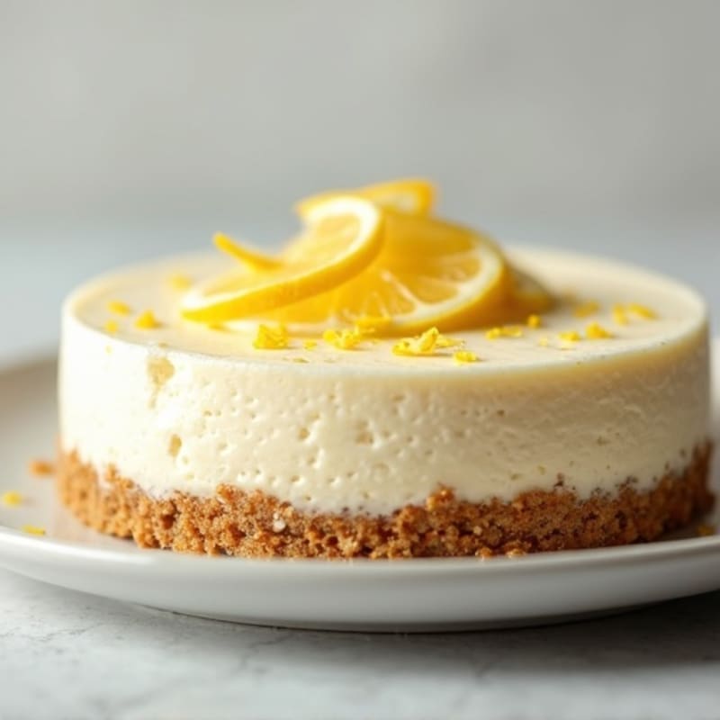 Creamy Greek Yogurt Protein Cheesecake