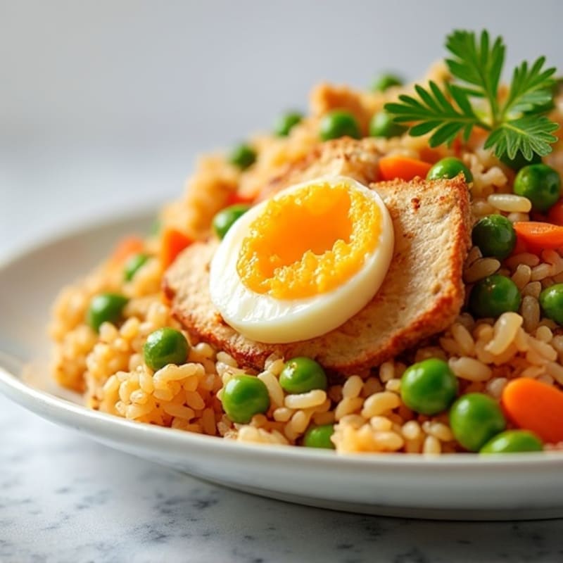 Healthy Chicken and Vegetable Fried Rice