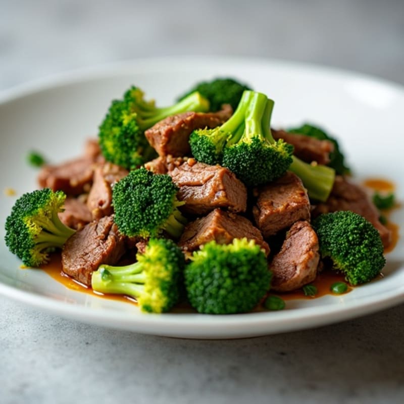Ginger-Garlic Lean Beef and Crisp Broccoli Stir-Fry
