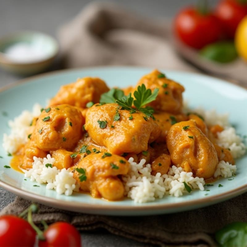 Creamy Coconut-Spiced Butter Chicken