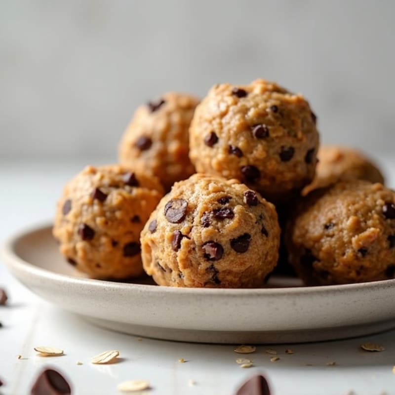 Protein-Packed No-Bake Chocolate Chip Cookie Dough Bites