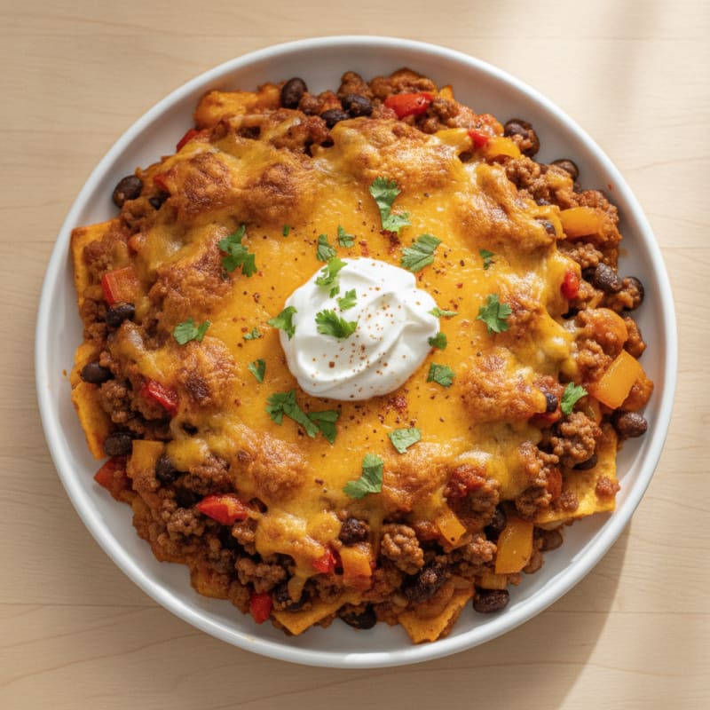 Ground Beef Enchilada Bake