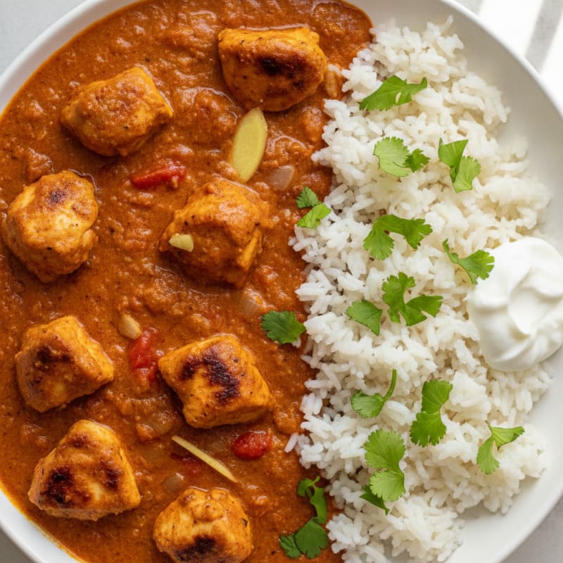 Chicken Tikka Masala with Basmati Rice