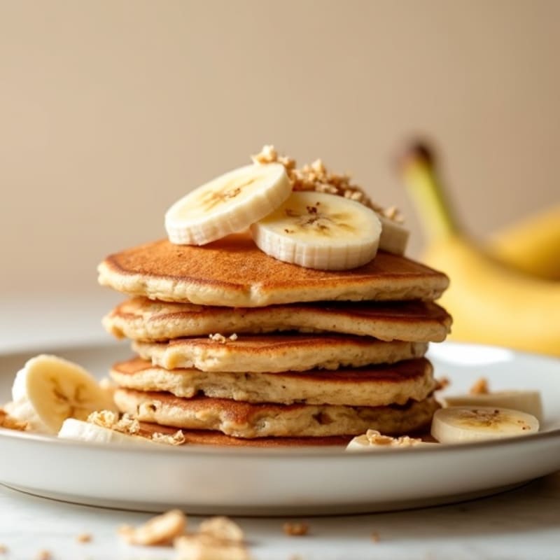 Protein-Packed Banana Oat Pancakes
