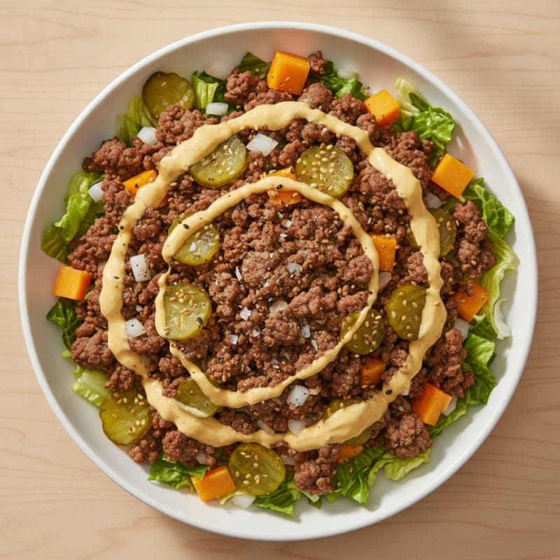 Big Mac Protein Bowl