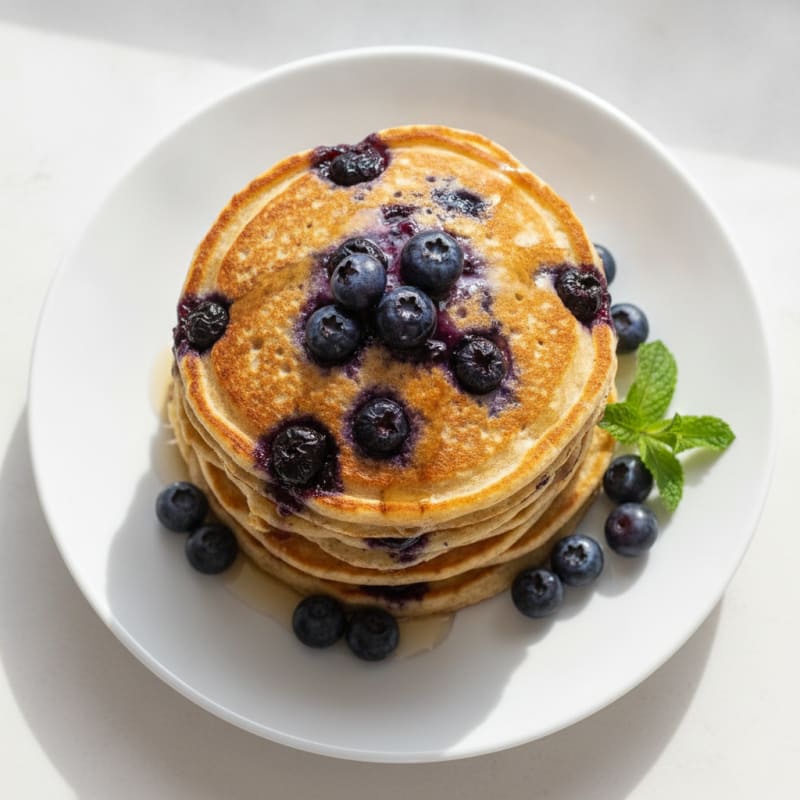 Protein-Packed Blueberry Pancakes
