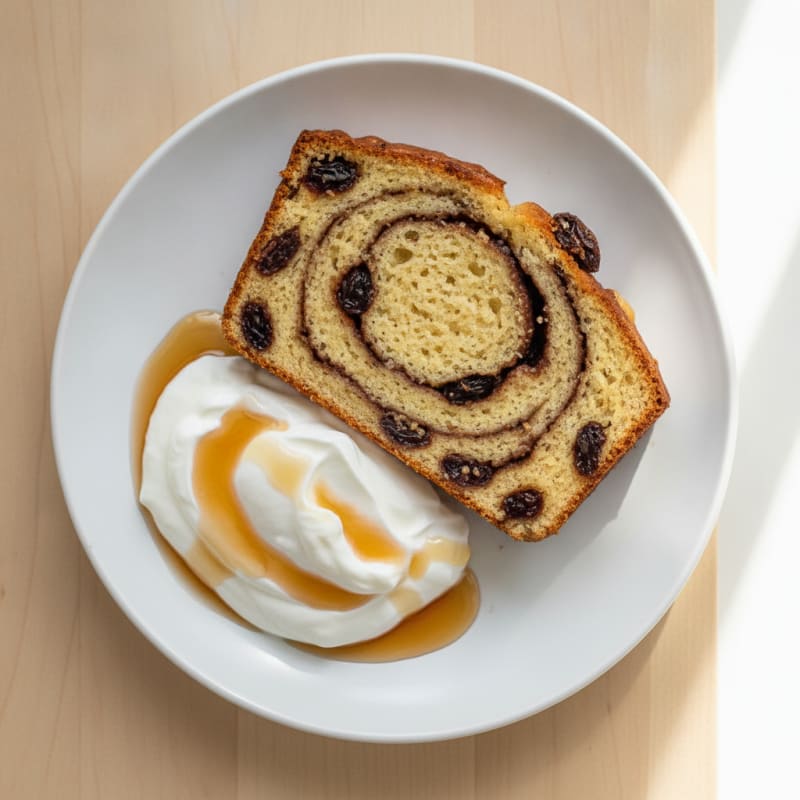 Cinnamon Raisin Swirl Breakfast Loaf