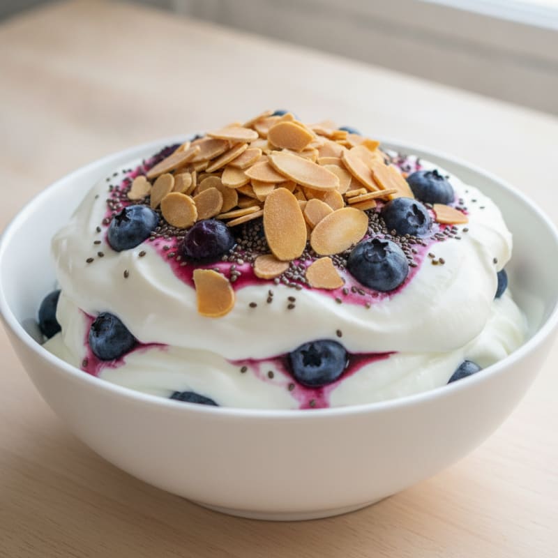 Creamy Greek Yogurt Protein Parfait with Berries