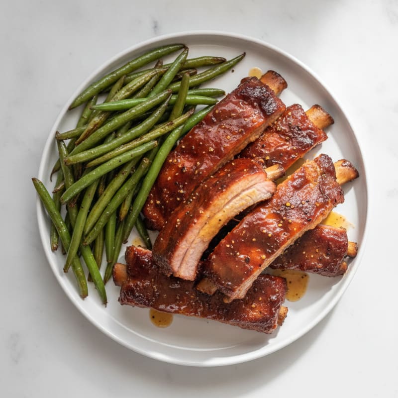 Smoked BBQ Ribs with Tangy Glaze