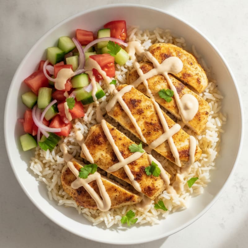 Chicken Shawarma Rice Bowl