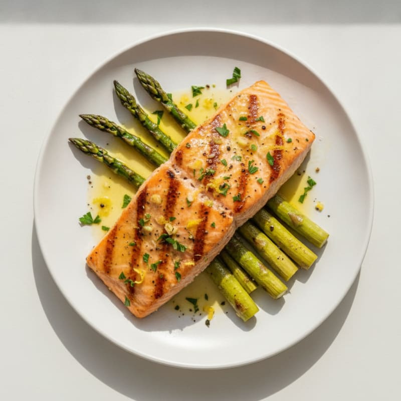 Lemon Herb Grilled Salmon
