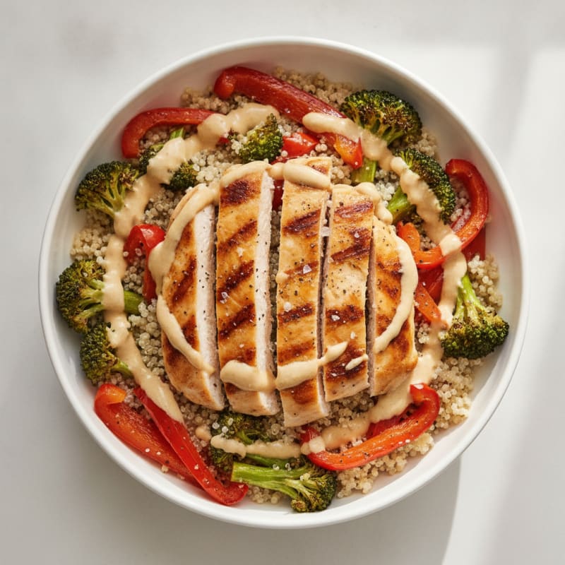 Quinoa Power Bowl with Roasted Vegetables