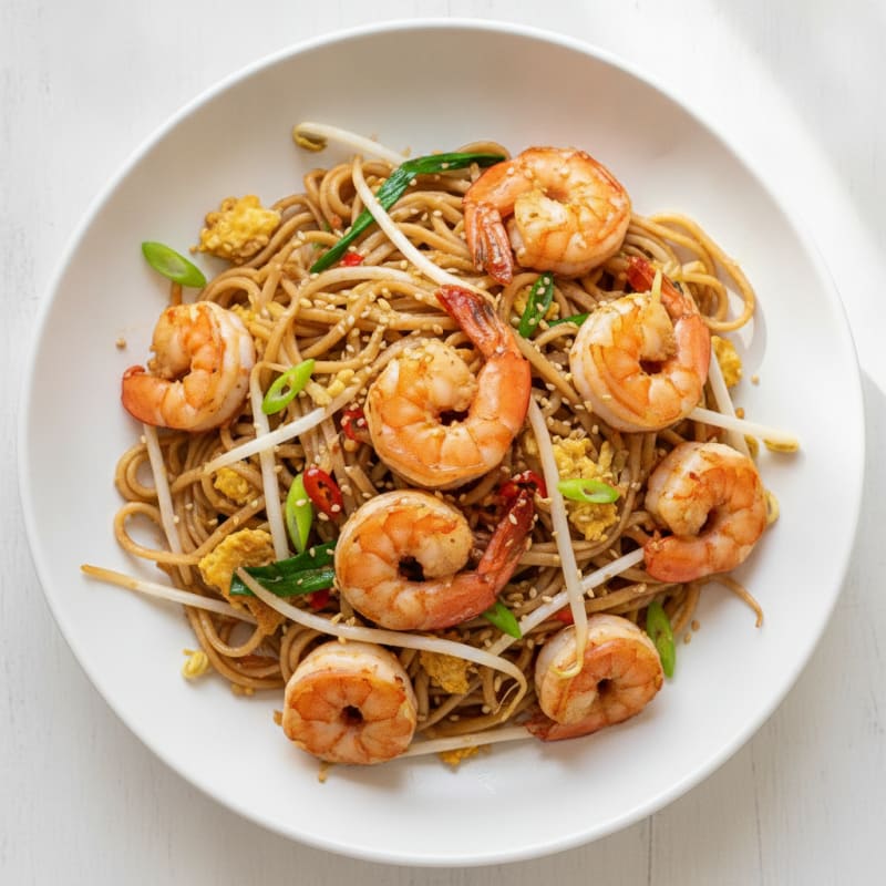 Shrimp Pad Thai Noodles