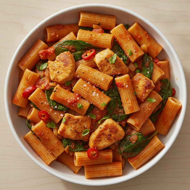 Spicy Calabrian Chili Rigatoni Pasta