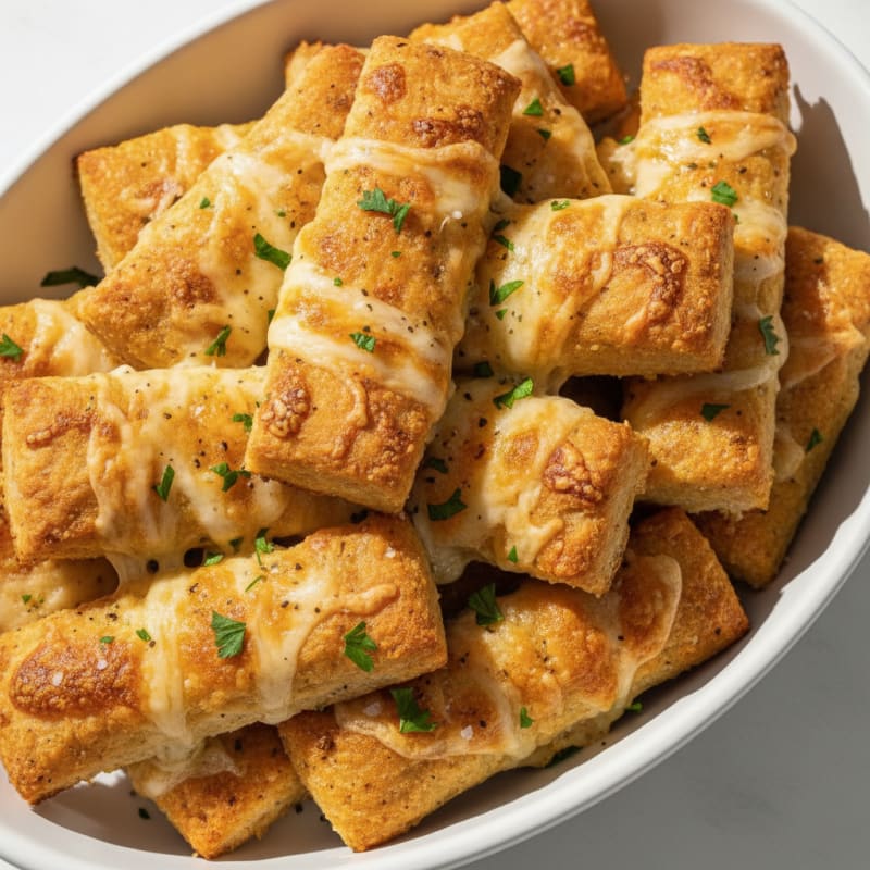 Cheesy Garlic Butter Breadsticks