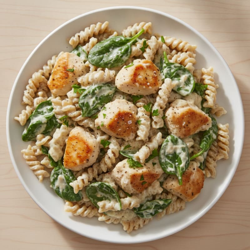 Creamy Garlic Herb Chicken Pasta