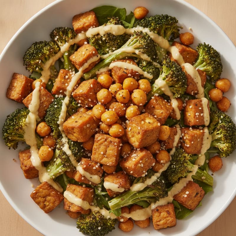 Roasted Chickpea and Veggie Buddha Bowl