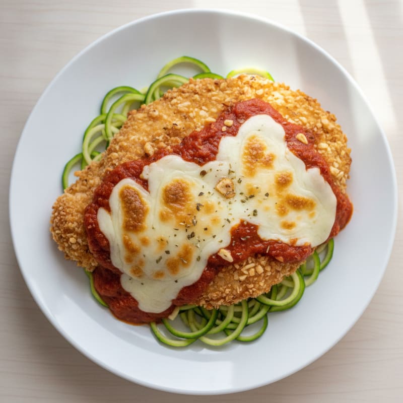 Crispy Chicken Parmesan with Marinara