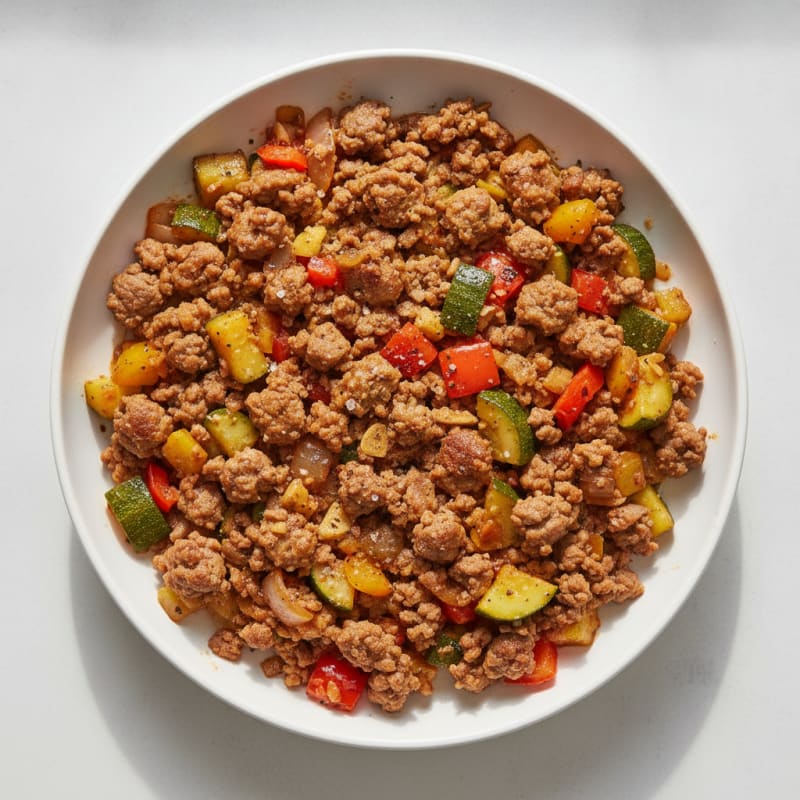 Ground Beef and Vegetable Skillet