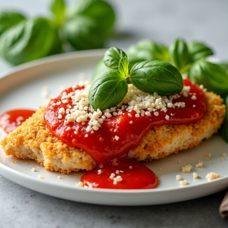 Crispy Baked Chicken Parmesan with Fresh Herbs