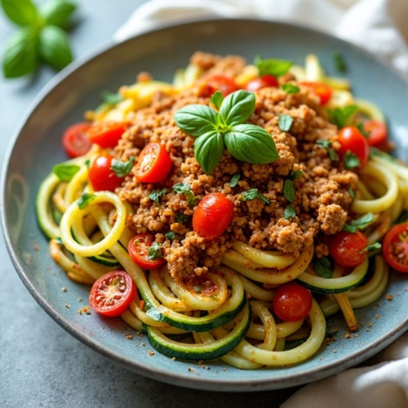 Protein-Packed Turkey and Zucchini Noodle Skillet