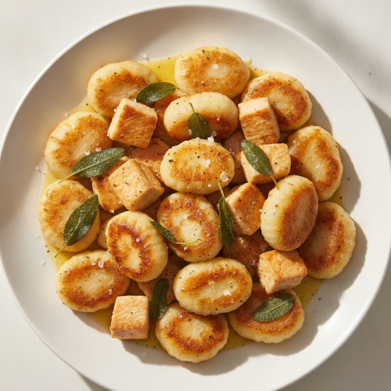 Ricotta Gnocchi with Sage Butter Sauce