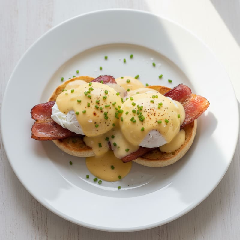 Creamy Classic Eggs Benedict with Zesty Hollandaise