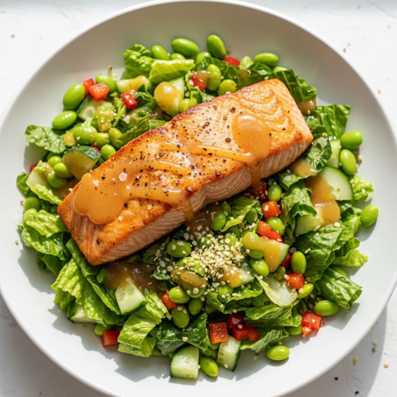 Honey-Citrus Salmon Chopped Salad