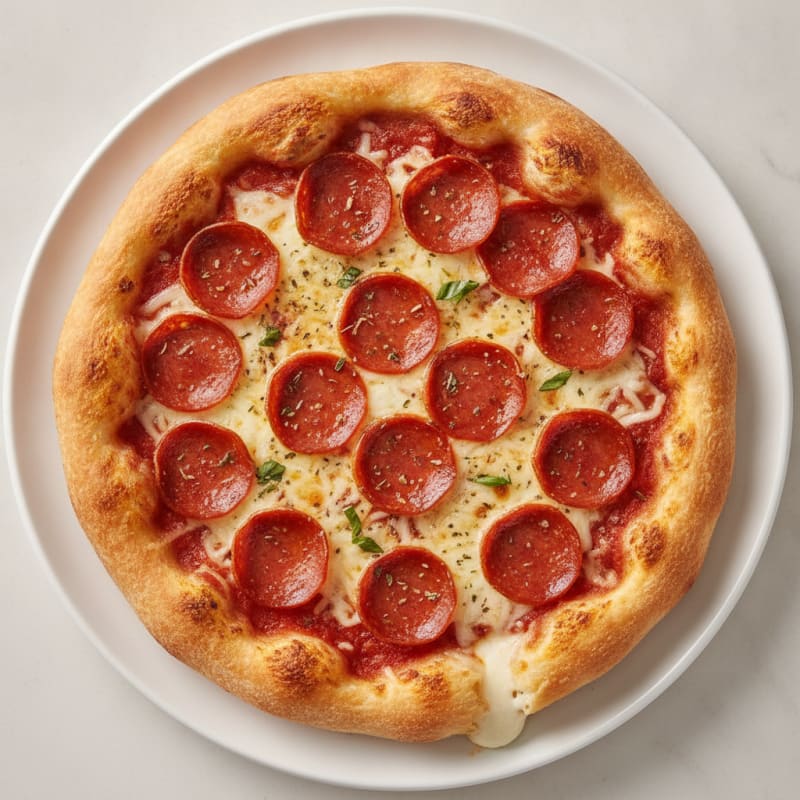 Stuffed Crust Pepperoni Pizza