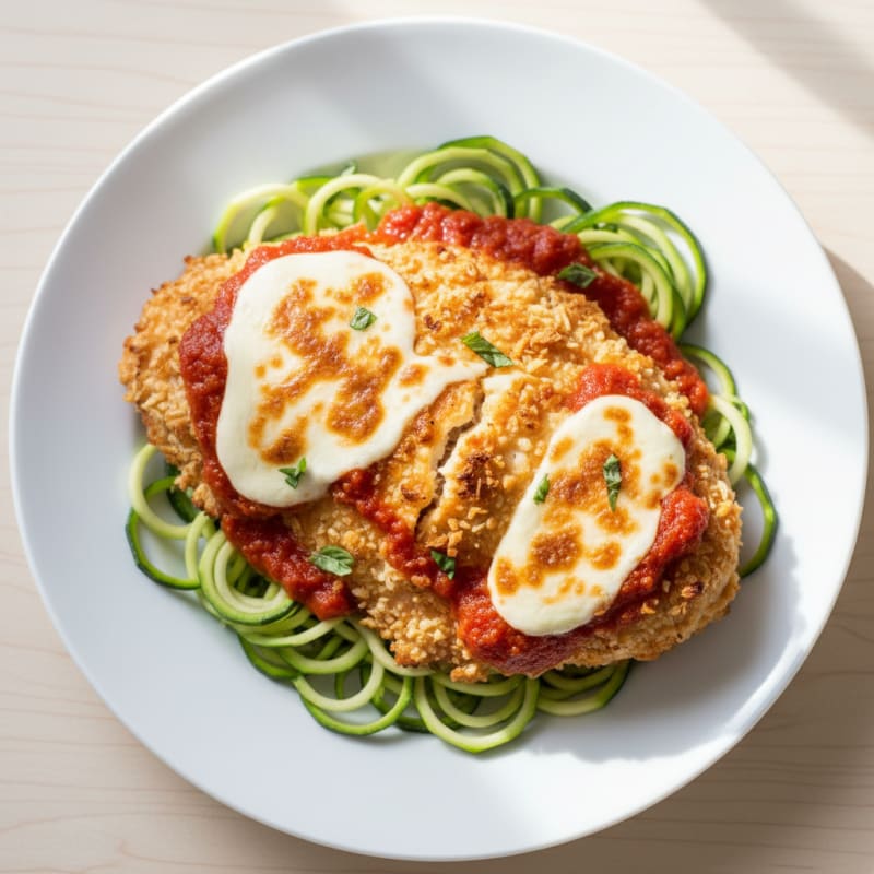 Baked Crispy Chicken Parmesan