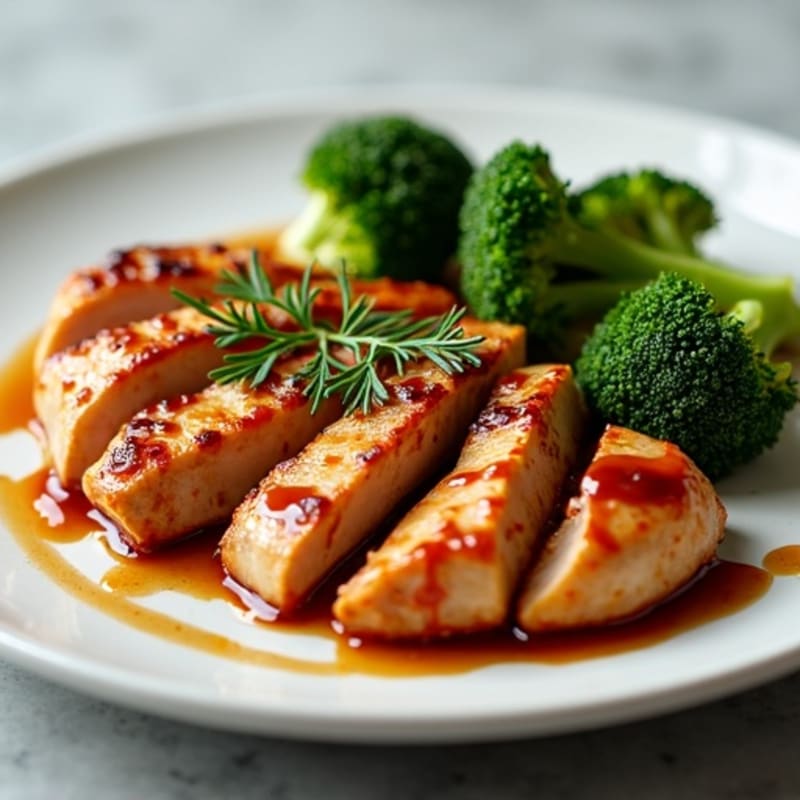 Sticky Teriyaki Chicken with Roasted Broccoli