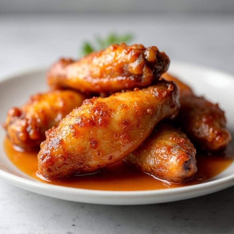 Crispy Honey Glazed Chicken Wings