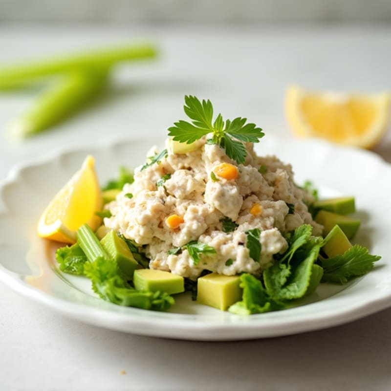 Tuna Salad with Greek Yogurt and Celery