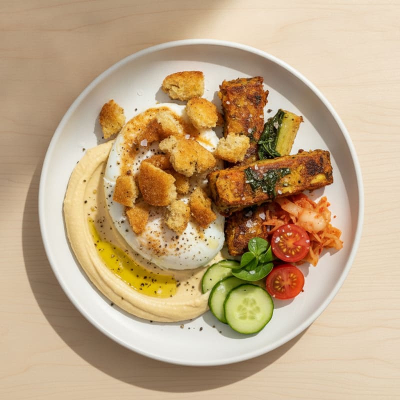 Hummus Vegi Finger Sourdough Bagel