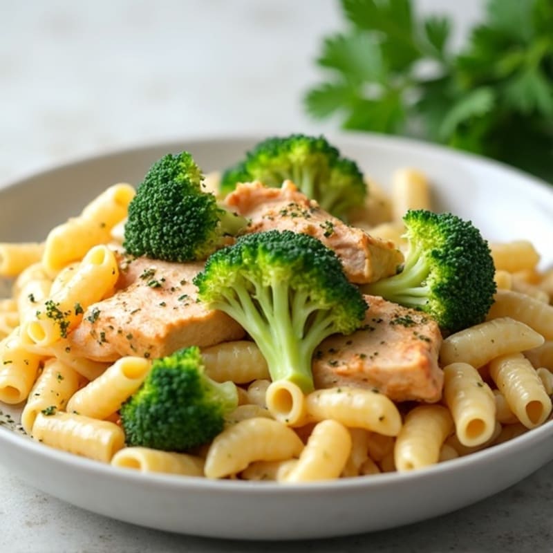 Creamy Chicken and Broccoli Pasta Bake
