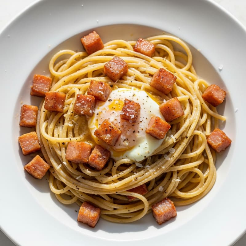 Classic Carbonara with Pancetta and Egg