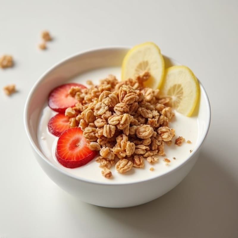 Low-Fat Greek Yogurt with Protein Granola