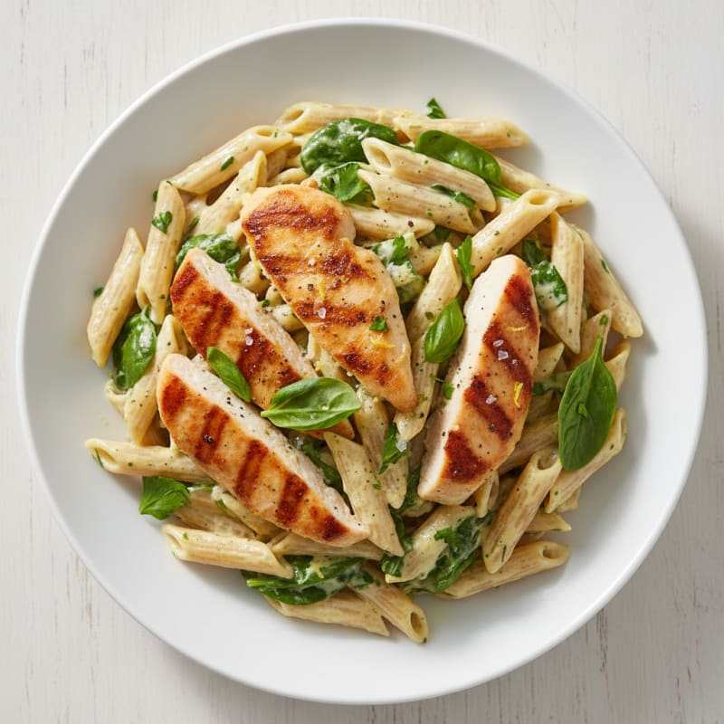 Creamy Zesty Lemon Herb Pasta