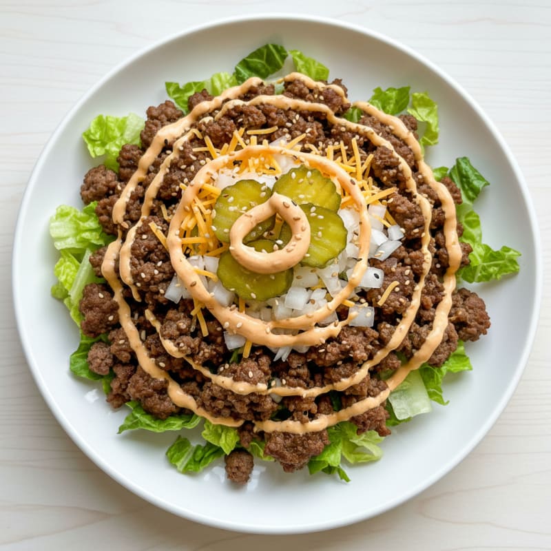 Big Mac Inspired Protein Bowl